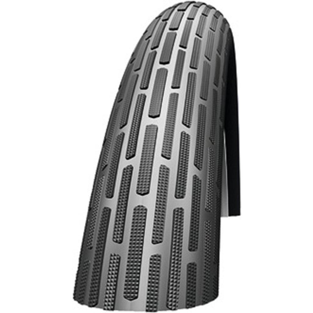 Schwalbe - Fat Frank Cruiser and Road Wire Clincher Bike Tire | 26 x 2.35 | Active Line, K-Guard | Black/Reflective