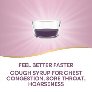 Nature's Way Cough Relief Syrup, Umcka, Chest Congestion, Sore Throat, Cough, Hoarseness, Phenylephrine Free, Homeopathic, Non-Drowsy, 4 Fl Oz (Packaging May Vary)