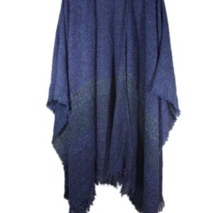 Biddy Murphy Irish 100% Soft Lambswool Pashmina Shawl & Wrap for Women, Mountain Blue