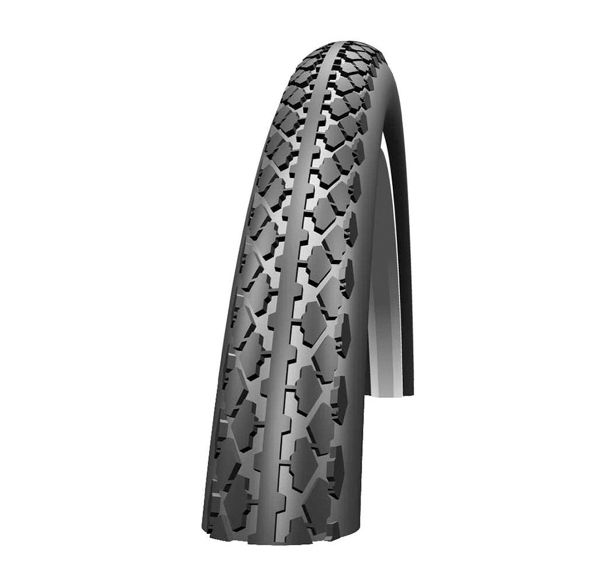 SCHWALBE HS 159 Bicycle Tire (27x1 1/4, Wire Beaded, Gumwall)