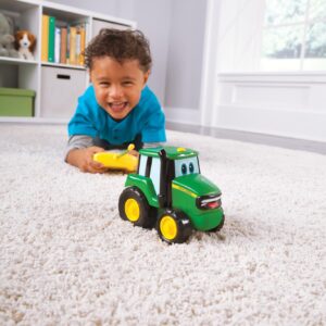 John Deere Radio Controlled Johnny Tractor Toy - Includes Easy to Use Remote Control Toy - Green John Deere Tractor Toys - John Deere Toys - Ages 18 Months and Up