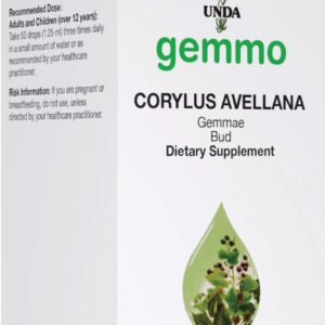 UNDA Gemmo Therapy Corylus Avellana | European Hazel Bud Extract | 4.2 fl. oz.