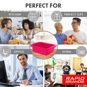 Rapid Ramen Cooker - Microwave Polypropylene Ramen in 3 Minutes - BPA Free and Dishwasher Safe - Black