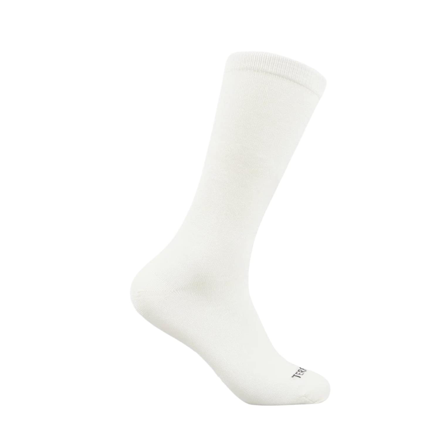 Terramar womens Thermasilk Mid Calf Liner Socks, Natural, X-Small