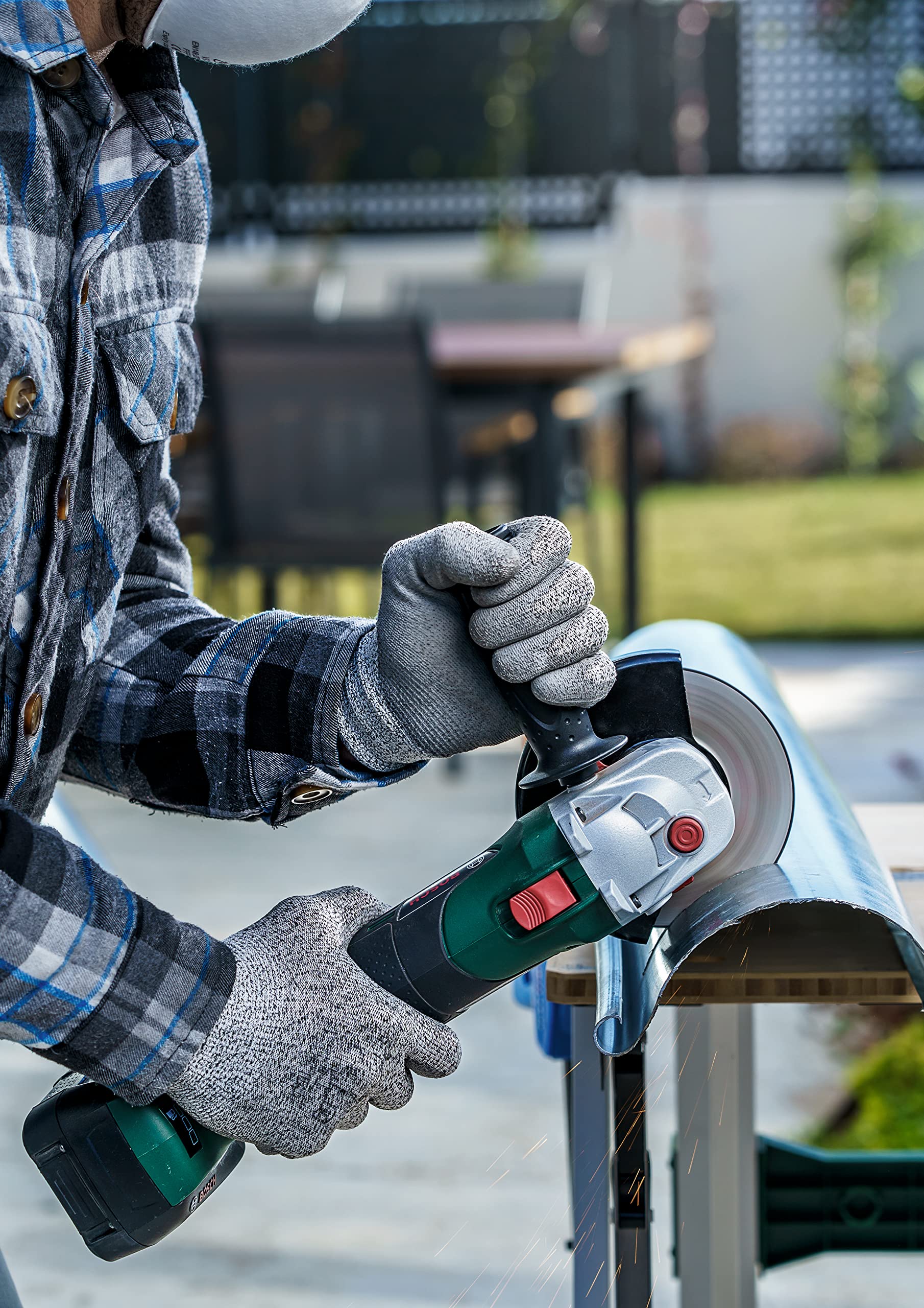 Bosch DIY Trennscheibe Metall für Winkelschleifer (5 Stück, Ø 125 mm, gekröpft, A 30 S BF)