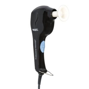 Wahl Professional Massager, 3 Therapy Attachment Heads, Powerful, Lightweight and Quiet for Professional Barbers and Stylists- Model 4120-1701