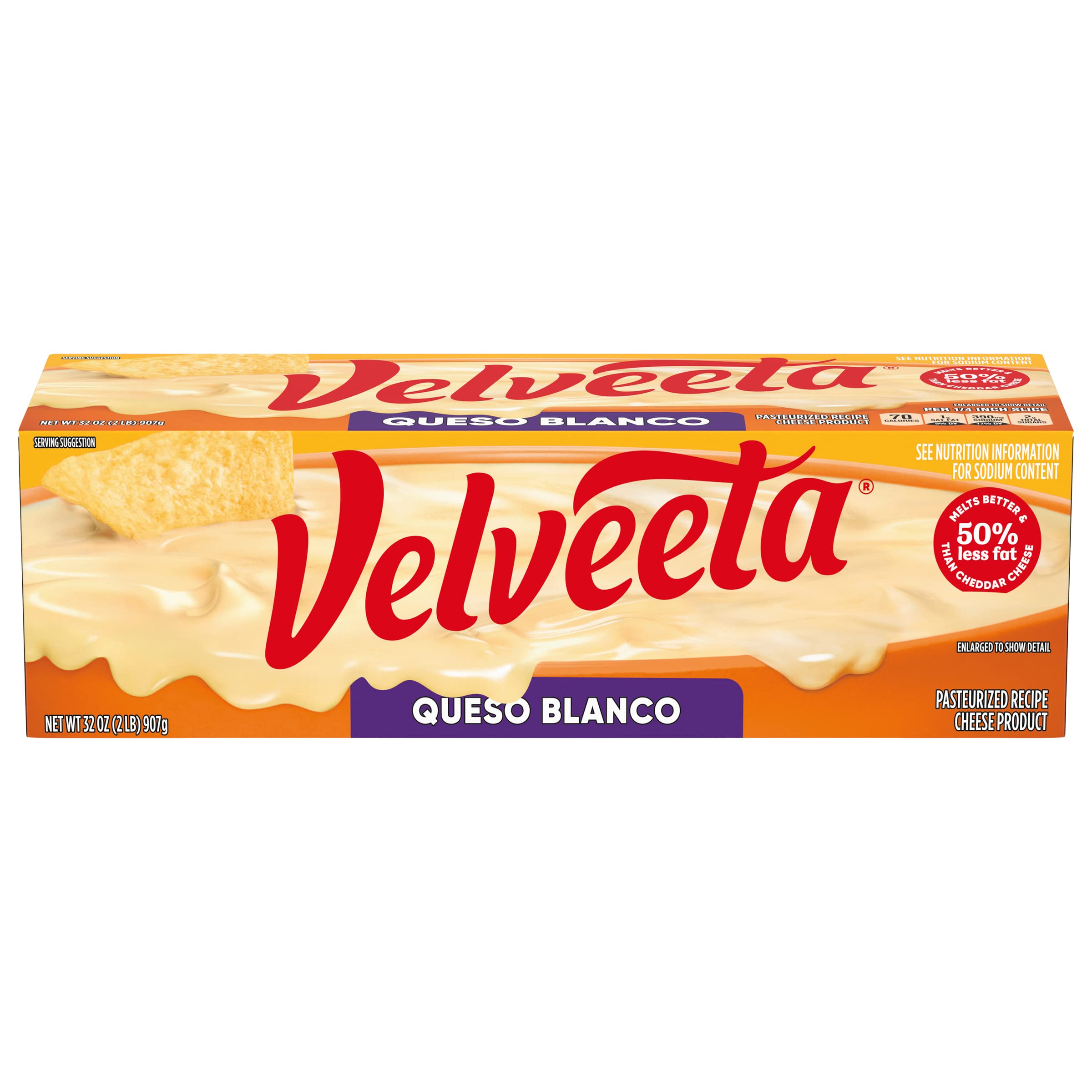 Velveeta Queso Blanco Melting Cheese (32 oz Block)