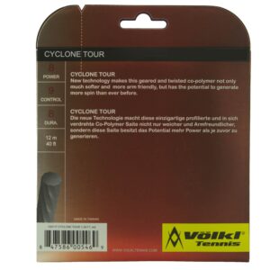 Volkl Cyclone Tour | Tennis Racquet String | Spin & Control | Ten-Sided co-Polymer