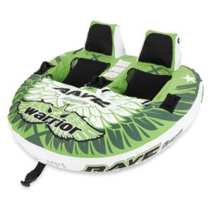 rave sports 2 person warrior boat, 66" x 64"