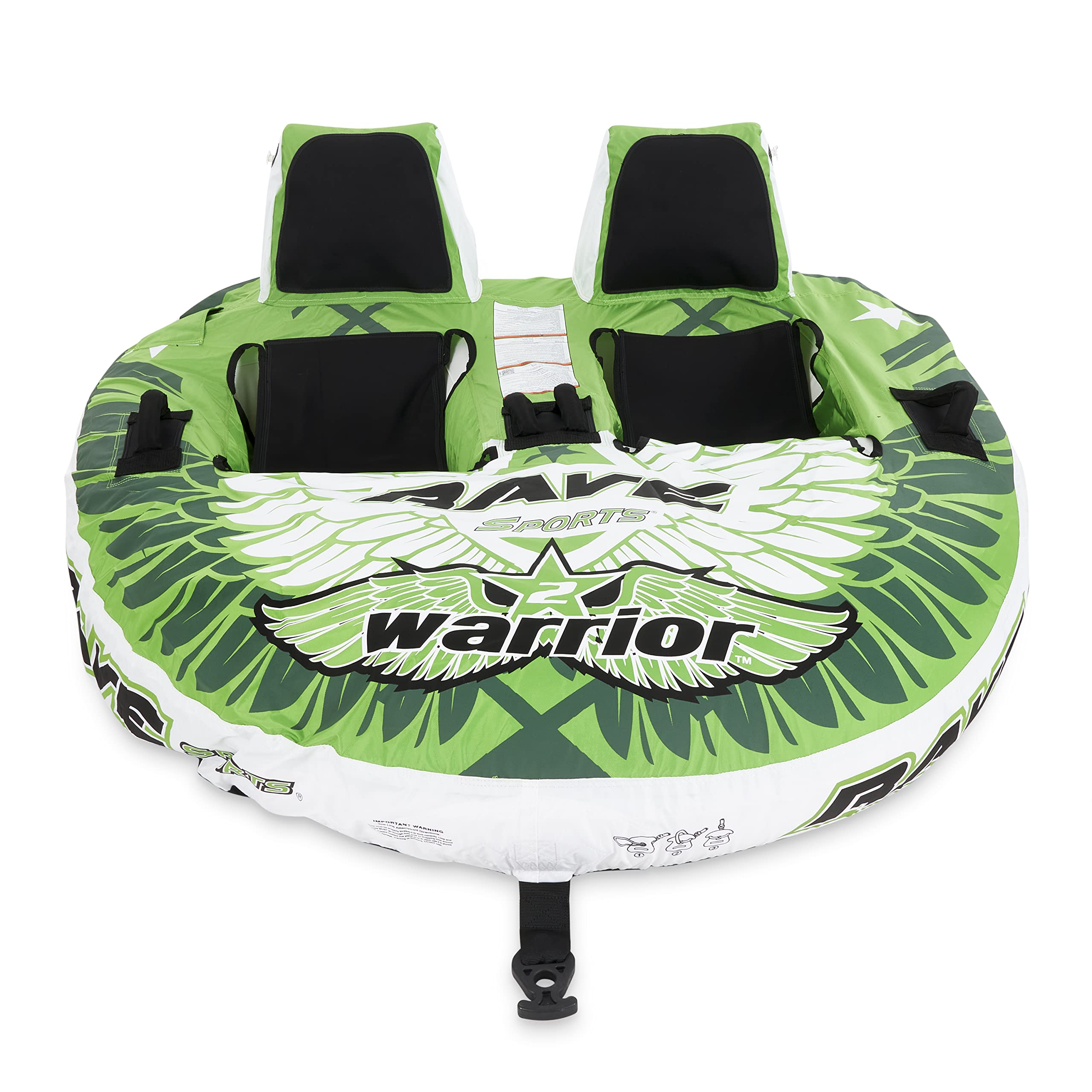 Rave Sports 2 Person Warrior Boat, 66" x 64"