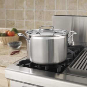 Cuisinart MCP66-24N MultiClad Pro Triple Ply 8-Quart Skillet, Stockpot w/Cover