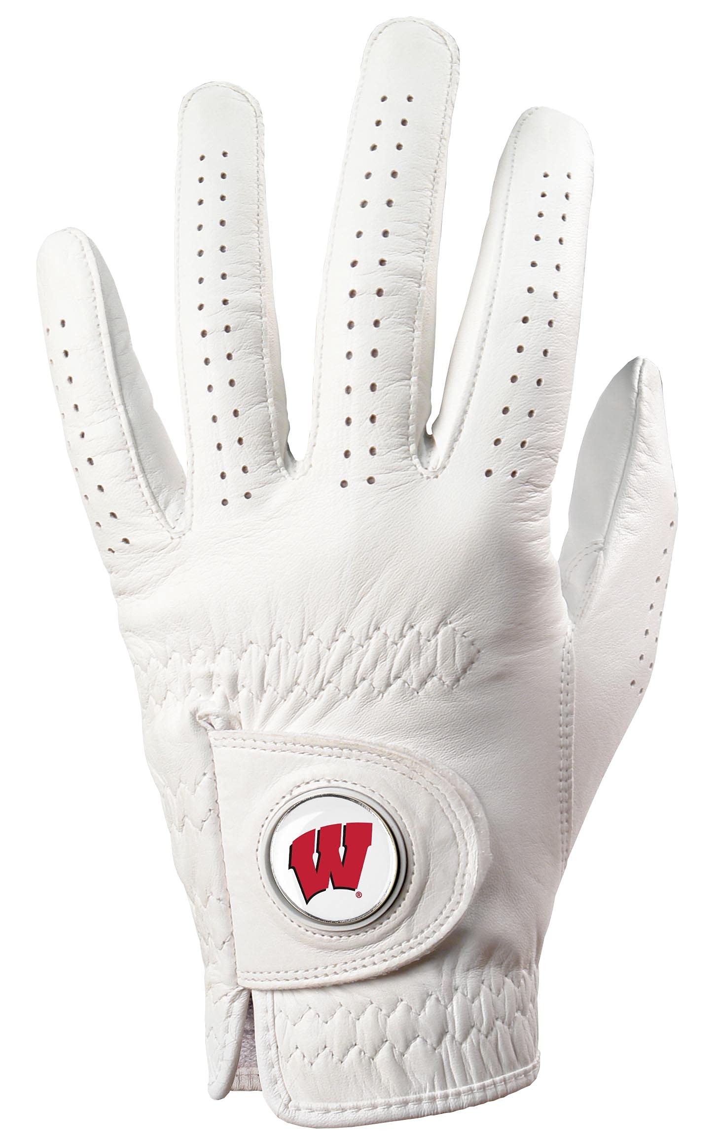 LinksWalker Wisconsin Badgers-Golf Glove - L