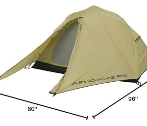 ALPS Mountaineering Extreme 3 Outfitter Tent Tan/Green/Tan, 96" L x 80" W x 50" H