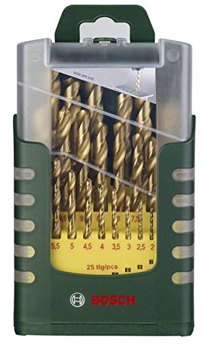 Bosch 2607017152 Metal Drill Bit-Set Hss-Tin 19 Pcs