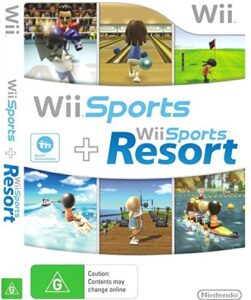 nintendo wii sports / wii sports resort - 2 games on 1 disc bundle version