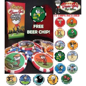 vegas golf high roller edition with 15-chips! now includes a free beer chip