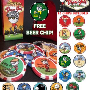 Vegas Golf High Roller Edition with 15-Chips! Now Includes a Free Beer Chip