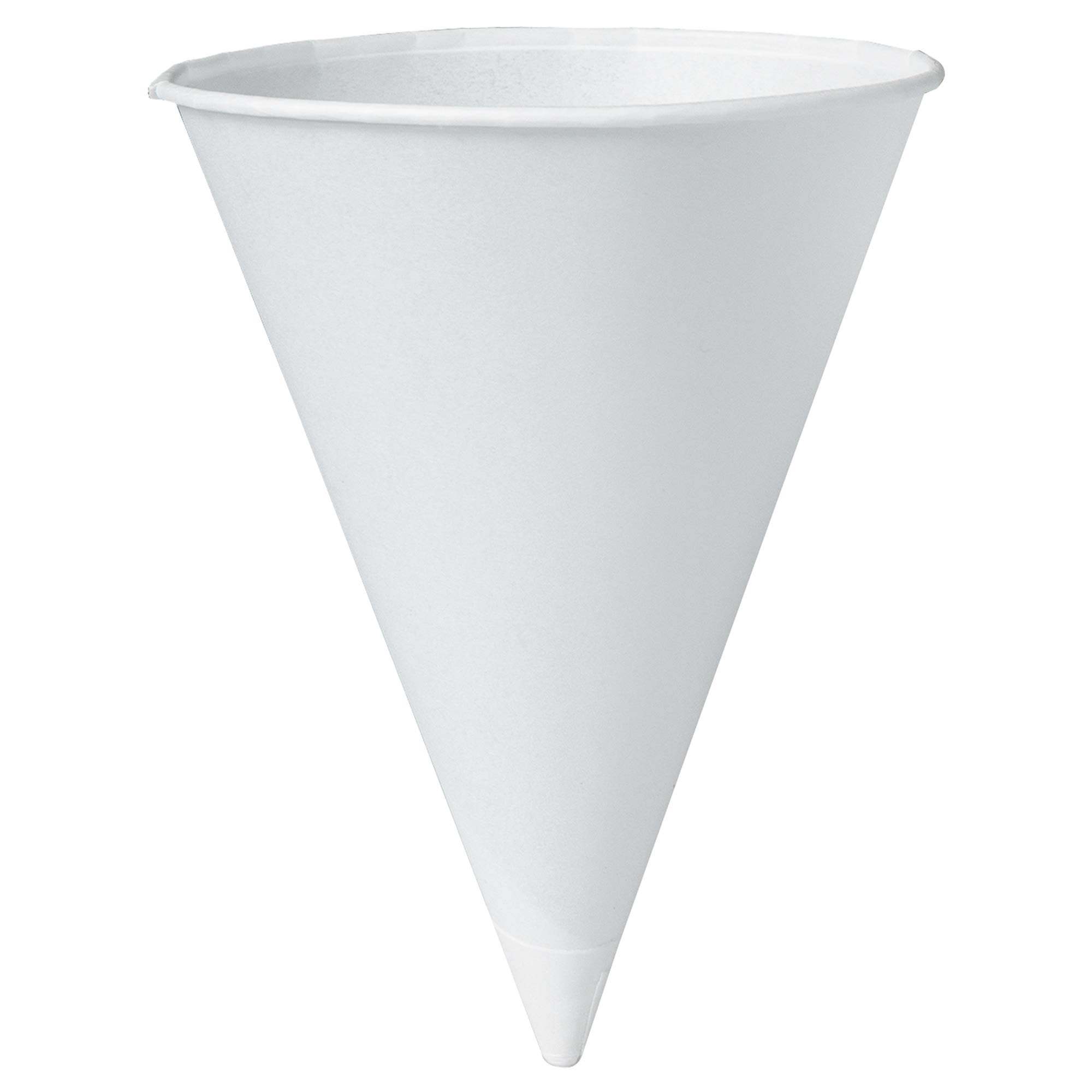 Solo 8RB-2050 8 oz White Paper Cone Cups (Case of 2500)