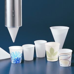 Solo 8RB-2050 8 oz White Paper Cone Cups (Case of 2500)