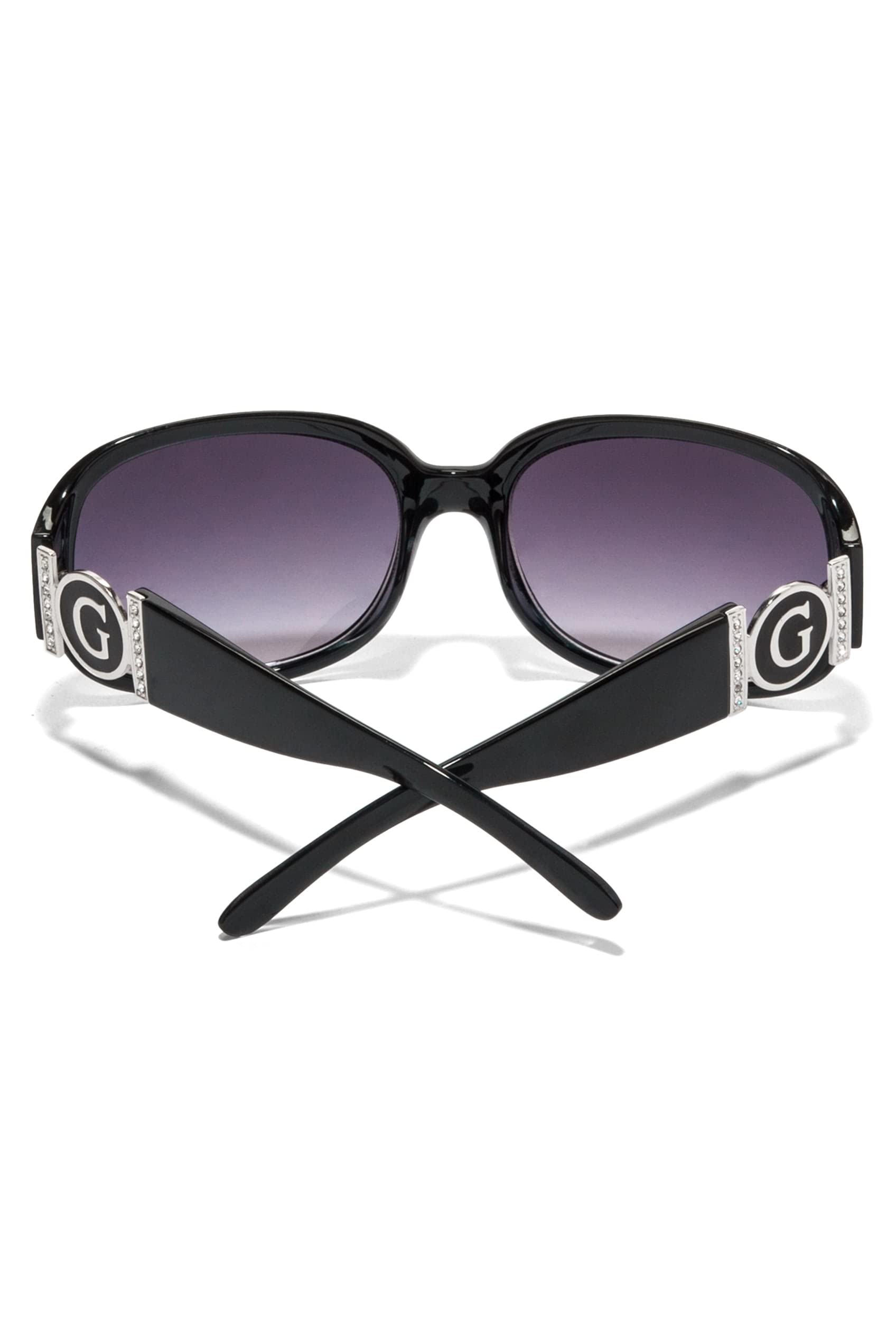 Guess Factory Cutout Logo Plastic Sunglasses