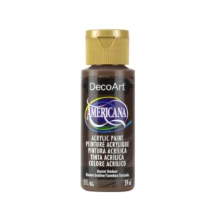 decoart americana acrylic paint, 2-ounce, burnt umber