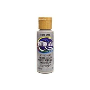 americana acrylic paint 2oz-slate grey - opaque