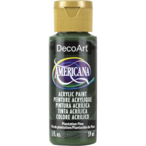 americana acrylic paint 2oz-plantation pine - semi-opaque