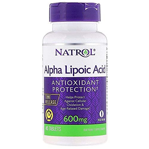 Natrol Alpha Lipoic Acid Time Release - 600 mg - 45 Tablets