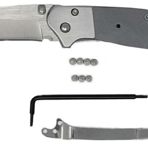 Sarge Knives SK-405KIT Custom Folding Knife Kit with 3-1/4-Inch Stainless Blade