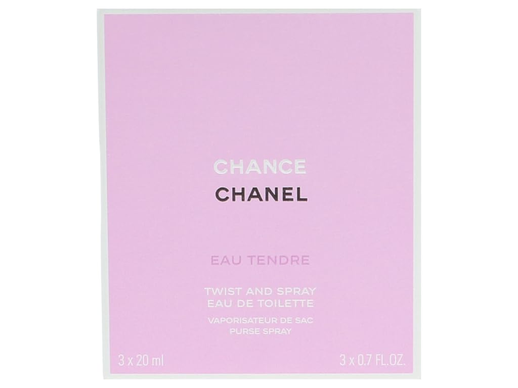 Chanel Chance Eau Tendre Twist & Spray Eau De Toilette 3x20ml/0.7oz