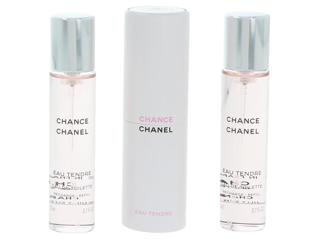 Chanel Chance Eau Tendre Twist & Spray Eau De Toilette 3x20ml/0.7oz