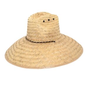 Peter Grimm Sun Hat for Women and Men - Sebastian Lifeguard Hat with UV Protection - Hard Shell Straw Hat for Outdoors - Wide Brim Beach Hat - One Sized UPF Sun Hats - Unisex Summer Hat