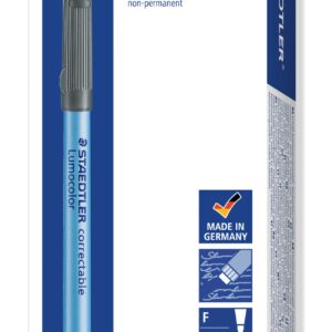 Lumocolor Correctable Pen Fine Point Black-Pack of 10