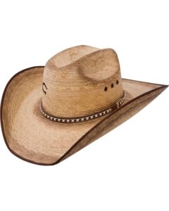 charlie 1 horse men's comanche b 15x straw western hat natural 6 7/8