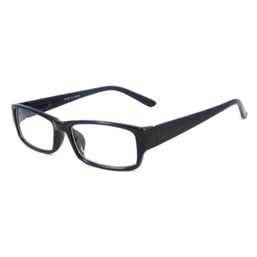 MODA VINTAGE Style Designer Frame Clear Lens Eyeglasses BLACK