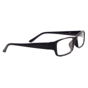 MODA VINTAGE Style Designer Frame Clear Lens Eyeglasses BLACK