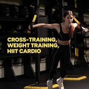 TRX PRO3 Suspension Trainer System, Durable Design for Cross-Training, Weight Training, HIIT Training & Cardio, Includes 3 Anchor Solutions for Indoor & Outdoor Home Gyms