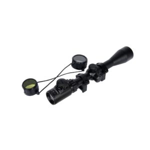 lancer tactical 3-9x40 red & green illuminated rifle scope