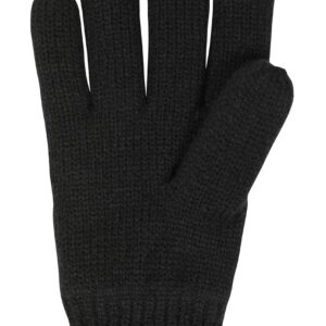 Mountain Warehouse Kids Knitted Thinsulate Thermal Gloves Black Small/Medium