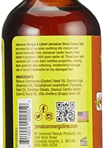 Jamaican Mango & Lime Black Castor Oil 4 oz