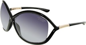 tom ford tf 9 whitney 01d black women's polarized sunglasses