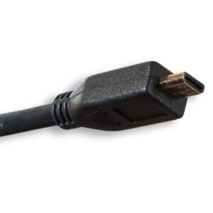 Cablelera Micro HDMI to HDMI 34AWG 1', Black Color (ZC95B1MM-01)