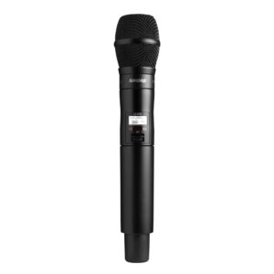 shure ksm9hs dual-diaphragm condenser handheld vocal microphone, black