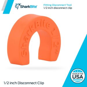 SharkBite 1/2 Inch Disconnect Clip for Push to Connect Brass Plumbing Fittings, U710A