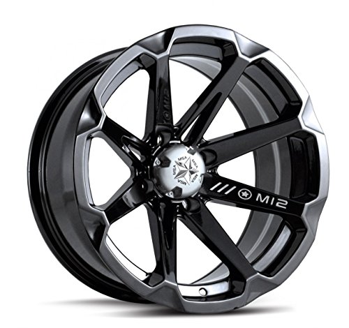 MSA Offroad Wheels MA12 14X7 4X110 G-BLK 10MM - M12-04710