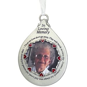 Cathedral Art Memorial Photo Frame Ornament - In Loving Memory, Memorial Christmas Ornaments, 1 1/2-Inch Photo, by Abbey & CA Gift