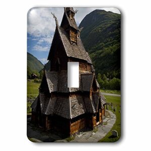 3drose lsp_82374_1 norway, laerdal. borgund stave-church eu21 cmi0366 cindy miller hopkins single toggle switch