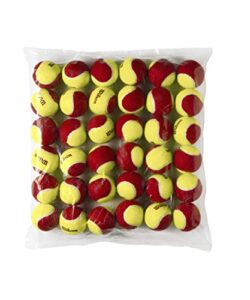 wilson youth tennis balls - starter red, pack of 36 balls