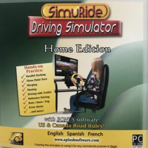 Driving Simulation and Road Rules Test Preparation - 2021 SimuRide Home Edition - Driver Education [Interactive DVD]