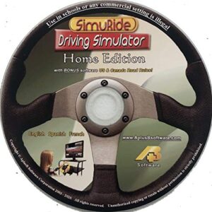 Driving Simulation and Road Rules Test Preparation - 2021 SimuRide Home Edition - Driver Education [Interactive DVD]